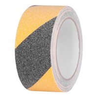 Csúszásgátló szalag, Strend Pro, öntapadó, extra tartós, 50 mm x 5 m, fekete és sárga