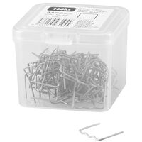 Kapcsok készlet műanyag forrasztó/hegesztő pisztolyhoz, Strend Pro, vékony repedésekhez, 0,8 mm, 100 db