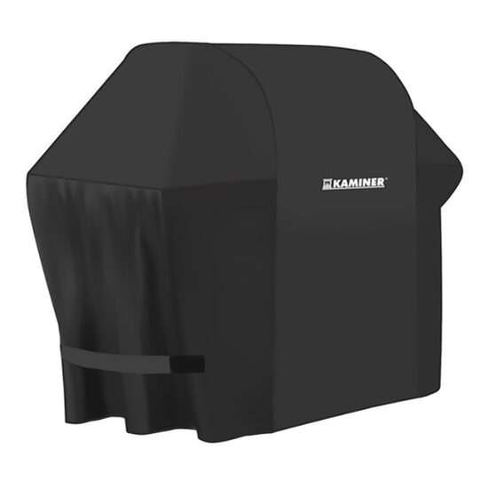 Kerti grill védőburkolat, Kaminer, téglalap alakú, vízálló, fekete, 100x60x95 cm