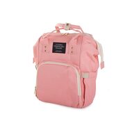 Termikus táska/hátizsák anyáknak, babáknak, Verk Group, vízálló, rózsaszín, max 15 kg, 24x17x38 cm