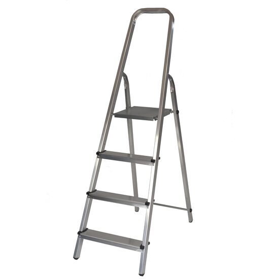 Alumínium létra, Master, 3 lépcsős, emelvény, max 125 kg, 1,5 m