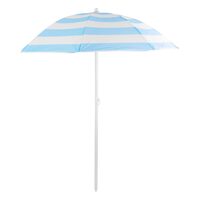 Strend esernyő, Strend Pro, dönthető, csíkos mintával, sötétkék-fehér, 180 cm