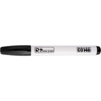 Állandó marker, 4 mm, fehér, vastag, Richmann
