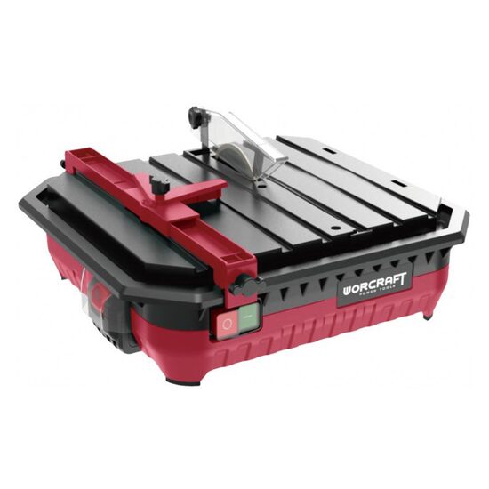 Csempe- és csempevágó gép, elektromos, vízzel, 20V Li-ion (akkumulátor nem tartozék), 365x390 mm, Warcraft