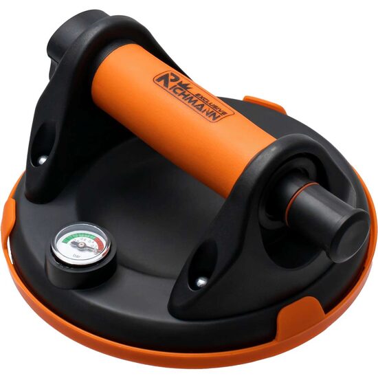 Tapadókorong szélvédők, ablakok, márvány, gránit burkolólapok szállításához és szereléséhez, nyomásmérővel, 1 kar, max 80 kg, Richmann Exclusive