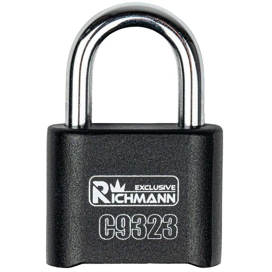Kombinált zár, fekete, 50 mm, Richmann Exclusive