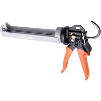 Pisztoly, prés, szilikon patron, gumi nyél, acél, 300 ml, 22,5 cm, Richmann Exclusive