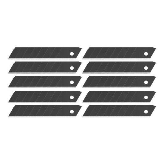 Vágó tartalék pengék, szénacél, 10 db-os készlet, 18 mm, Strend Pro Premium