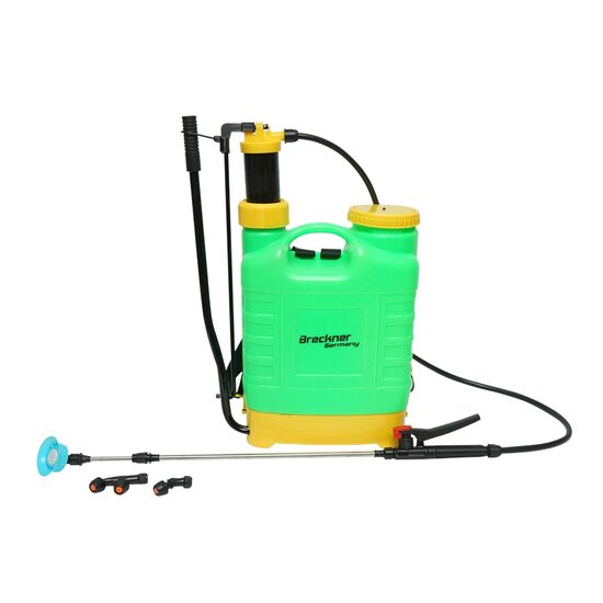 Kerti permetező, permetező pumpa, vermorel, Breckner Germany, kézi, hátul, 12 l