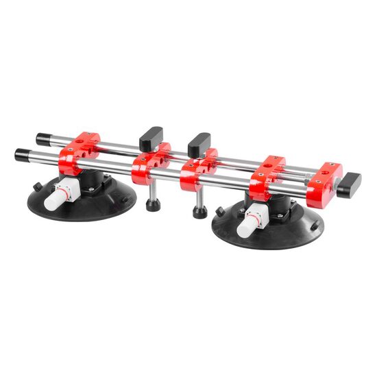 Ventuza profesionala pentru transport si montat parbrize, geamuri, placi marmura, granit, Strend Pro, 2 brate, max 150 kg (2172826)