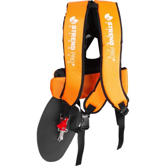 Láncfűrész/vágó heveder, Strend Pro, narancssárga és fekete