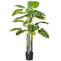 Mű Monstera cserépben, zöld, 120 cm