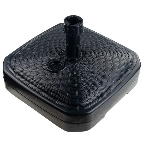 Esernyőtartó, Prosperplast, négyzet, 39x39x13 cm, antracit