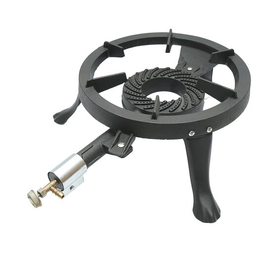 Gázégő főzéshez, öntöttvas, 33x11 cm