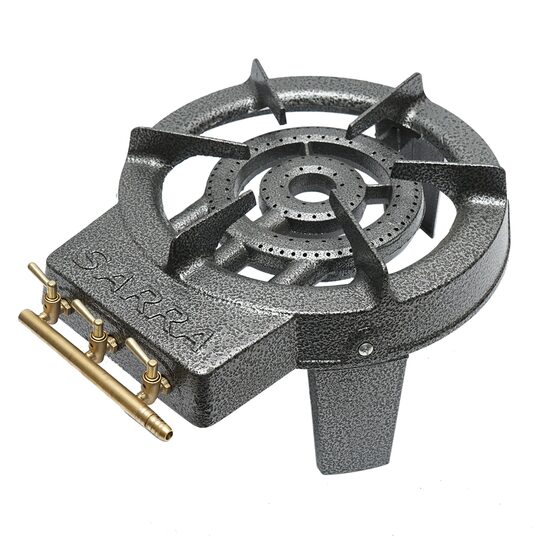 Gázégő főzéshez, öntöttvas, 30x10,7 cm