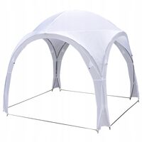 Kerti/kereskedelmi pavilon, összecsukható, fehér, 3,2x3,2x2,5 m, Jumi