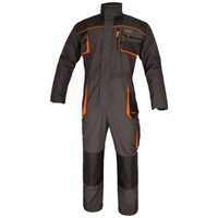 Munkaoverall, magas gallérral, grafit és narancssárga, XL méret, ART.MAS