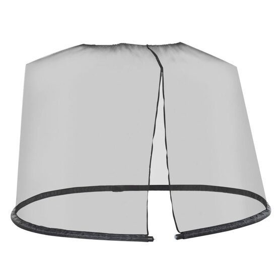 Szúnyogháló, legyek és egyéb rovarok, kerti esernyőhöz, Oxford anyag, fekete, 300x230 cm