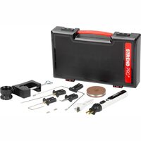 Elektromos készülék polisztirol vágásához, tartozékokkal és táskával, USB töltés, 2000 mAh