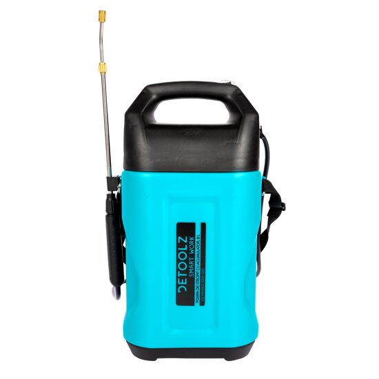 Kerti permetező, permetező szivattyú, vermorel, Detoolz, elektromos, hátul, akkumulátorral 2 Ah, 8 L