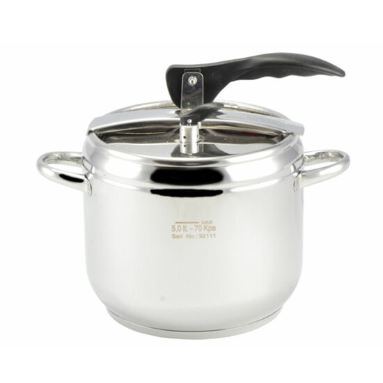 Rozsdamentes acél gyorsfőző, 5 l, Perfect Home