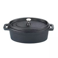 Öntöttvas edény fedővel, 0,45 L, Perfect Home