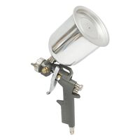 Sűrített levegős festékpisztoly, felső tál, rozsdamentes acél, 3,5 bar, 600 ml, 1,5 mm, Breckner Németország