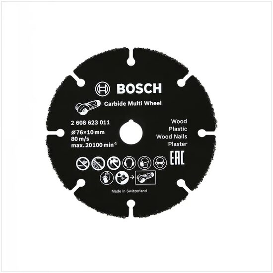 Disc diamantat pt. lemn/plastic 76mm/ 1.0mm BOSCH - TEMECO(2608623011