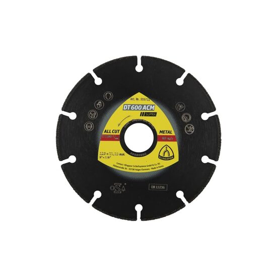 Klingspor- disc diamantat DT 600 125x1.3X22.23(355722)