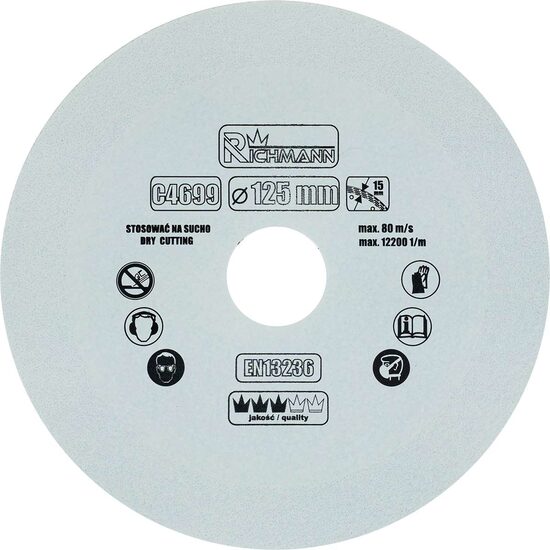 Disc diam. sticla 125x22.23 mm Richmann (C4699)