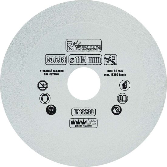Disc diam. sticla 115x22.23 mm Richmann (C4698)
