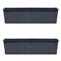 Jardiniera Ratolla case P, antracit,(set 2 buc) 68.5 x 17.3 x 15 cm (ISR700P-S433-S2)