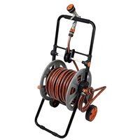 Furtun de gradina RICHMANN EXCLUSIVE 4 straturi, flexibil, ranforsat 1/2", 50+2 m, carucior, cuple, adaptor, pistol (148368)