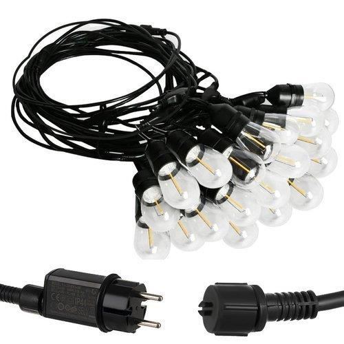 Fényfüzér, LED, 220-240V, IP44, 4 cm, 10 m