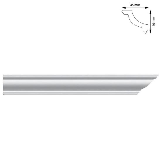 Sarokpálca, 40x45 mm, 2 m
