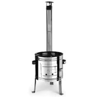 Tűzhely vízforraláshoz / tuci, rozsdamentes acél, cső, könyök, 36 cm, Perfect Home