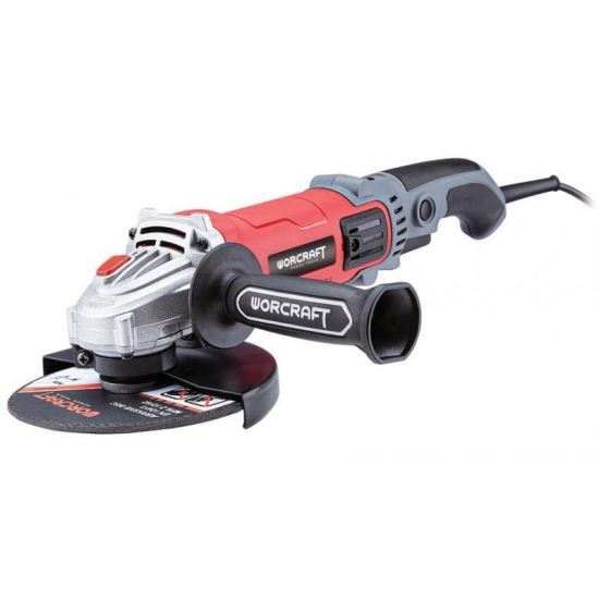 WORCRAFT sarokcsiszoló, állítható fordulatszám, 150 mm, 1400 W