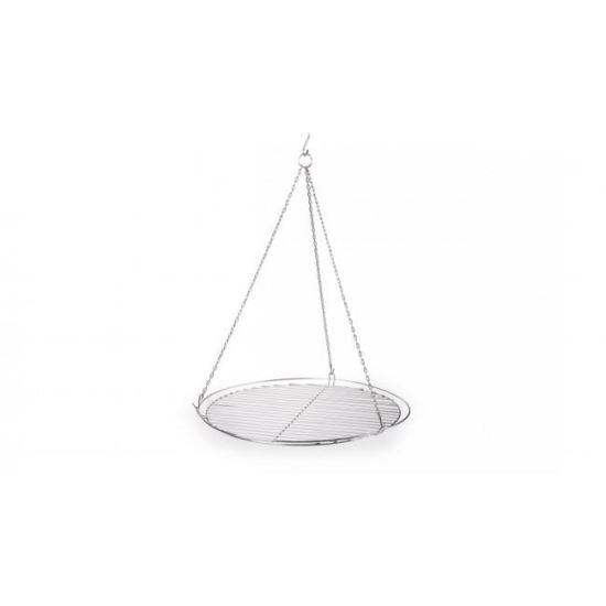Kerek grill lánccal, 50x56 cm, Perfect Home