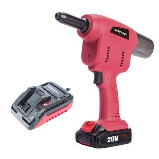 Pop-up pisztoly, 20V Li-ion, 2 Ah akkumulátorral, töltővel, Worcraft