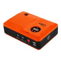 Autóindító, kompresszor, power bank, zseblámpa, 1,4 Ah, 3,5 bar, NEO