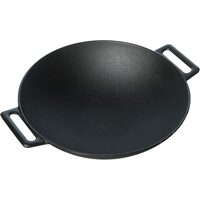 Wok típusú öntöttvas edény, 30x10 cm, Perfect Home