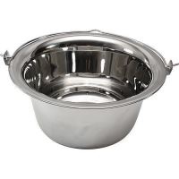 Perfect Home rozsdamentes acél üst fogantyúval, 30 L