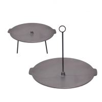 Öntöttvas grillkorong, 44 cm, 2 funkciós, Perfect Home