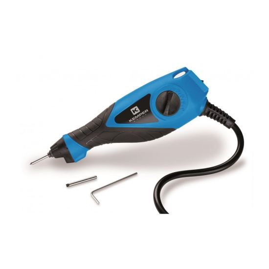 Kemper Elektromos gravírozógép,13 W, Fa, fém, műanyag, üveg gravírozáshoz, Állítható teljesítmény