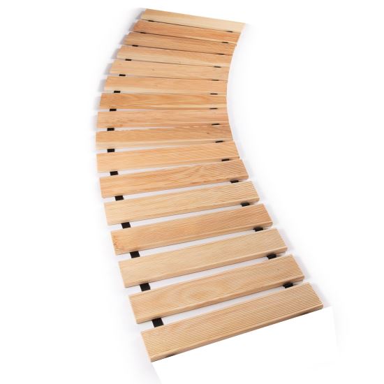 Fából készült kerti ösvény/járólap - 50x600 cm, natur