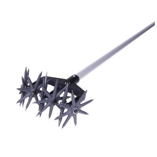 Kézi kultivátor, 6 csillag kerekek, alumínium farok, 23x140 cm, Strend Pro Premium