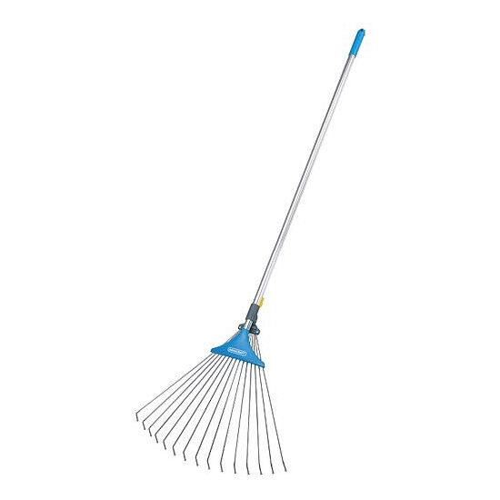 Aquacraft, Fém gereblye, 15 foggal, 160 cm-es teleszkópos nyéllel