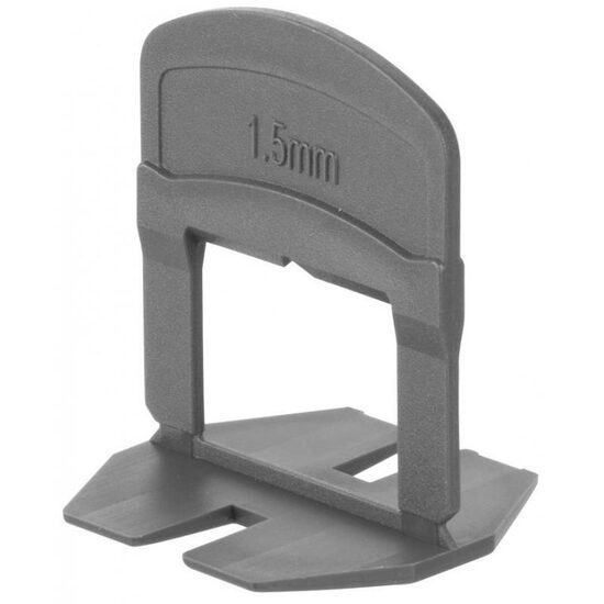 Távtartó bilincs készlet csempéhez, szürke, 1,5 mm, 300 db