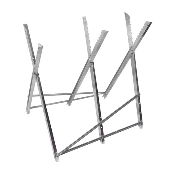 Favágó állvány, fémes, összecsukható