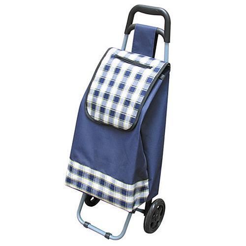 Strend Pro Bevásárlókocsi, PE/PVC, EVA - 25 kg, 35x30x94